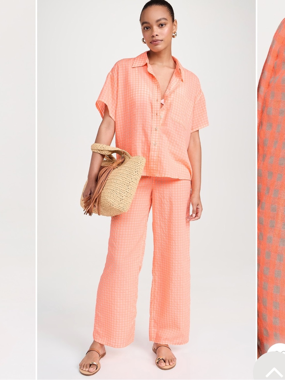 American Vintage Chemise Top (XS/S) and Droit Trousers (M) SET